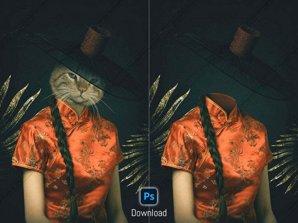 Pet Portrait Template Japanese